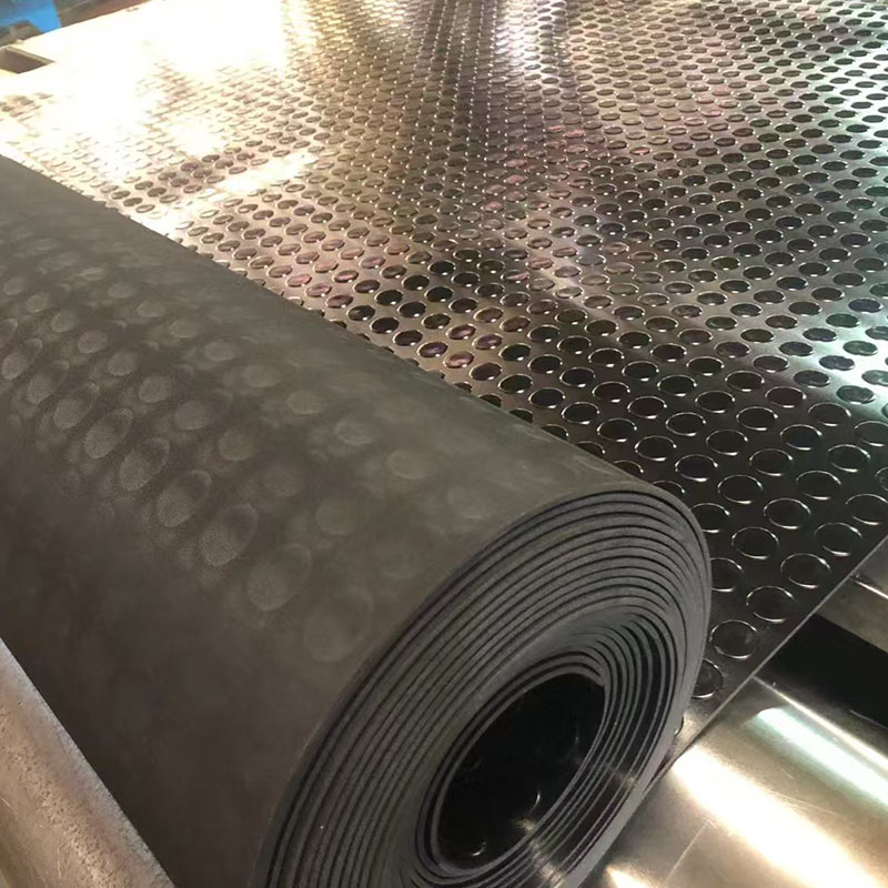 Rubber skid plate