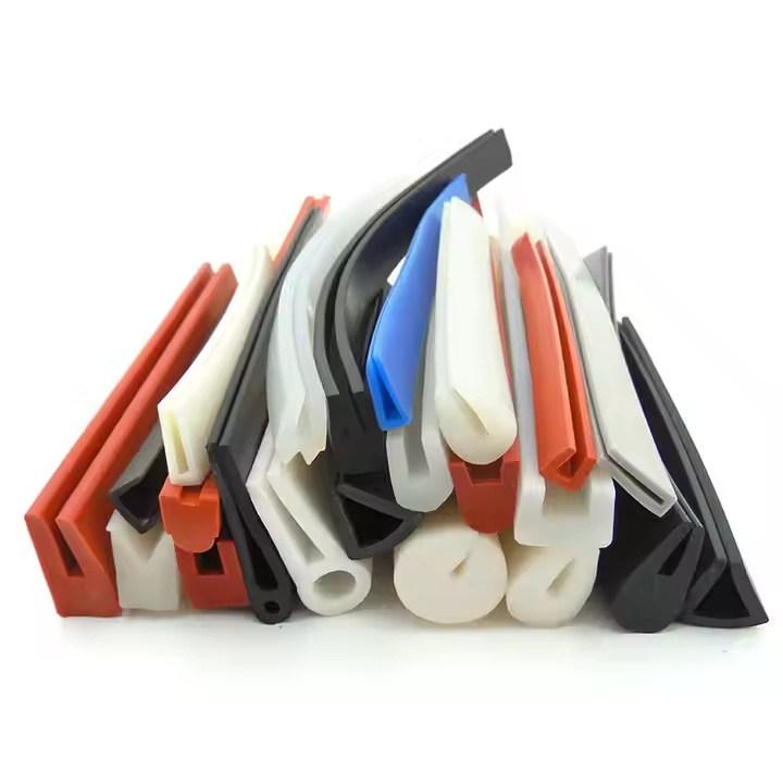 Silicone sealing strip