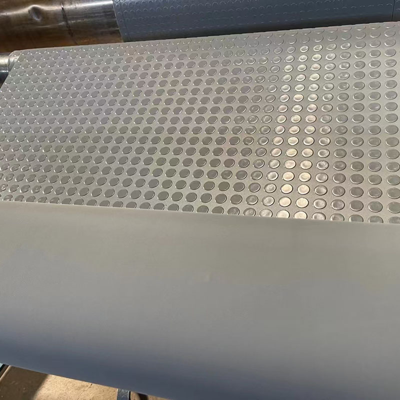 Rubber skid plate