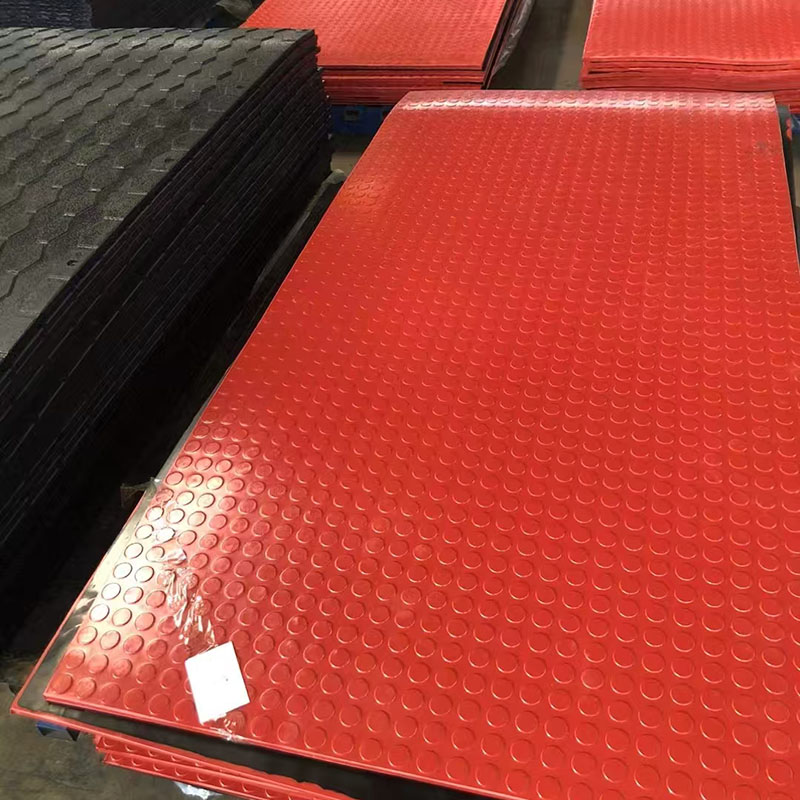 Rubber skid plate