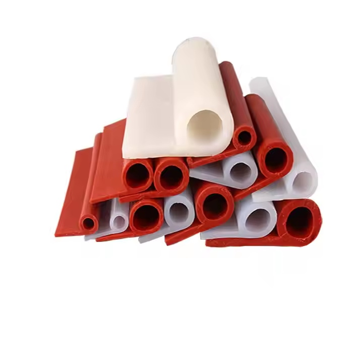 Silicone sealing strip