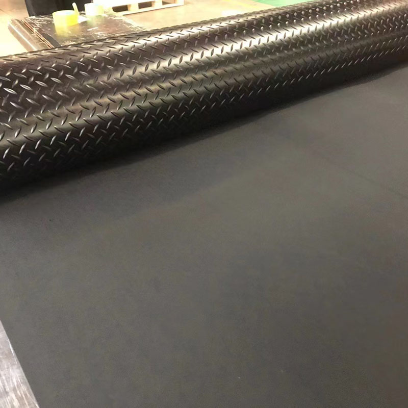 Rubber skid plate
